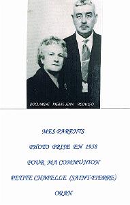 1958 Mes parents